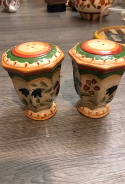 Salt and pepper containers