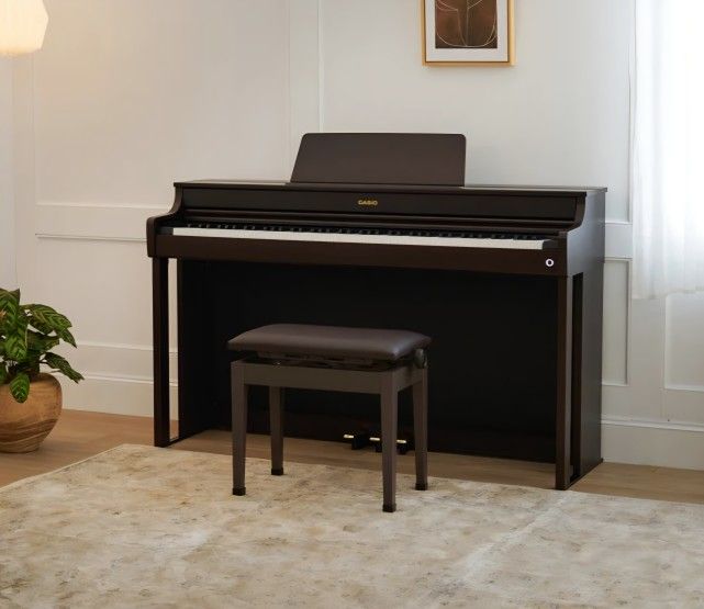 Casio Celviano AP-300 Digital Upright Piano - Black. Comes with bench