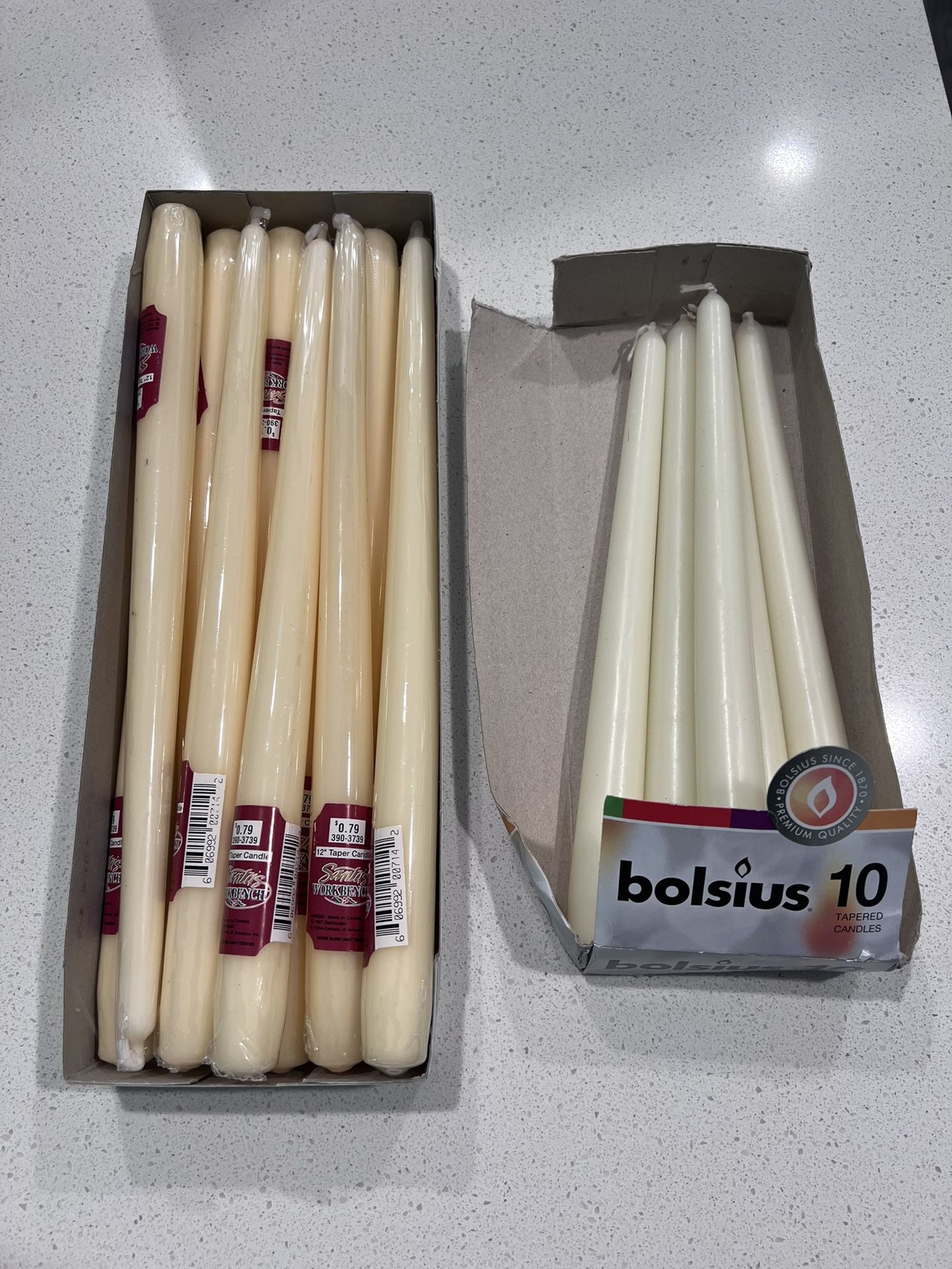 Ivory Tapered Candles