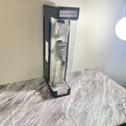 Brand New Baldwin Satin Nickel Exterior Single-Cylinder Deadlock