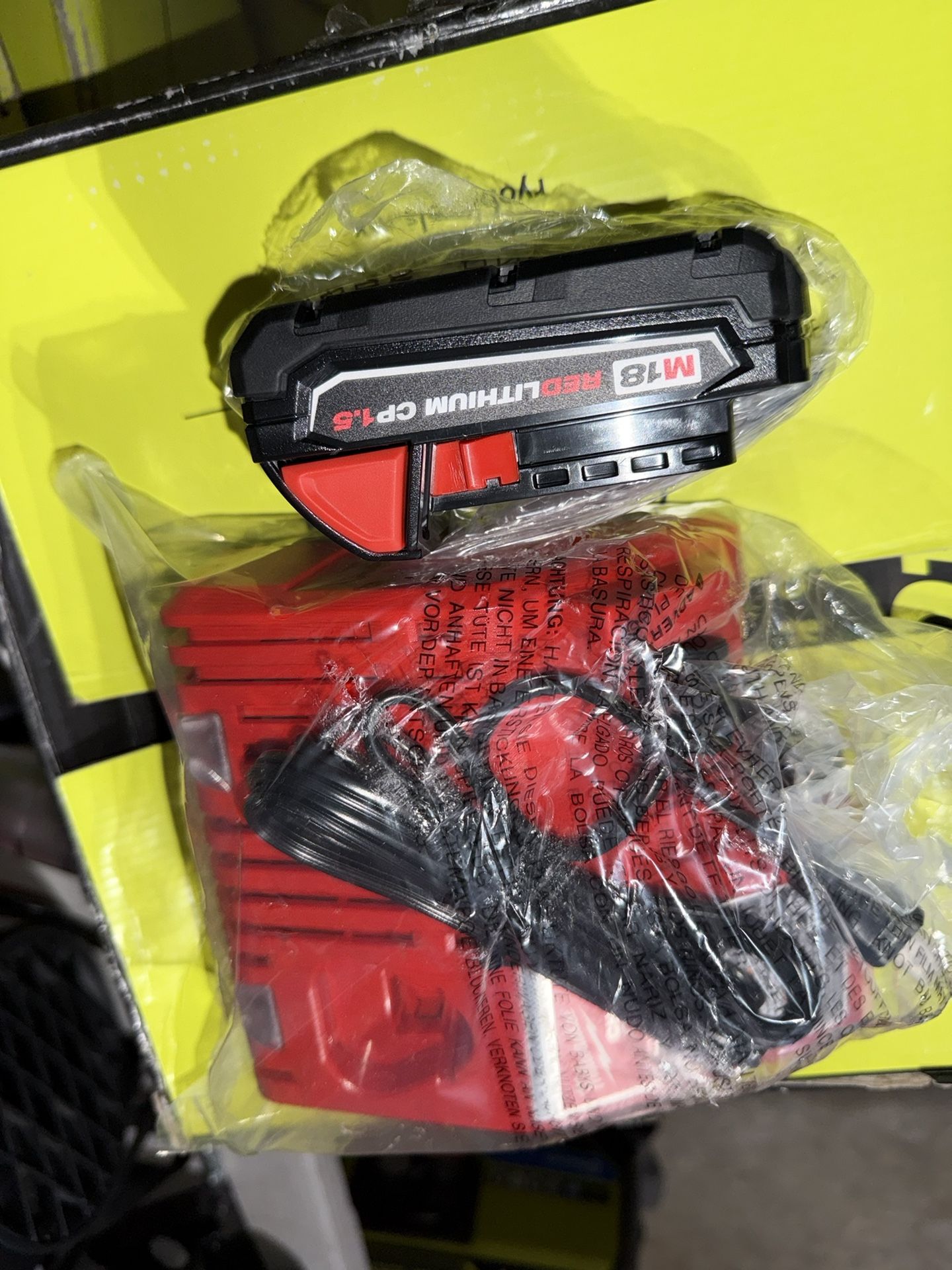 Milwaukee M18 Battery And Milwaukee Charger Brand New Both