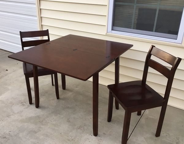 Threshold 3 Pc Expandable Dining Set With Storage Espresso For 130sold