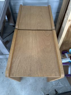 2 Solid End Tables Good Shape