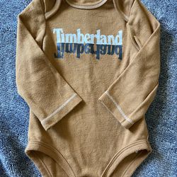 Baby Timberland Long Sleeves Onesie 3-6 Months 