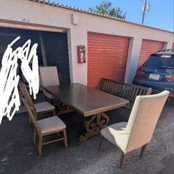 Dining Table Set Located In Mesa Main Street And Gilbert Rd 