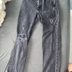 Black Washed Jeans