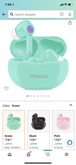 Bluetooth 5.1 Wireless Earbuds- Green