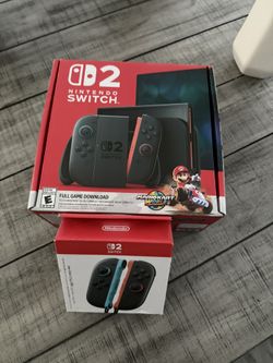 Nintendo switch bundle w/Mario cart and Joycons