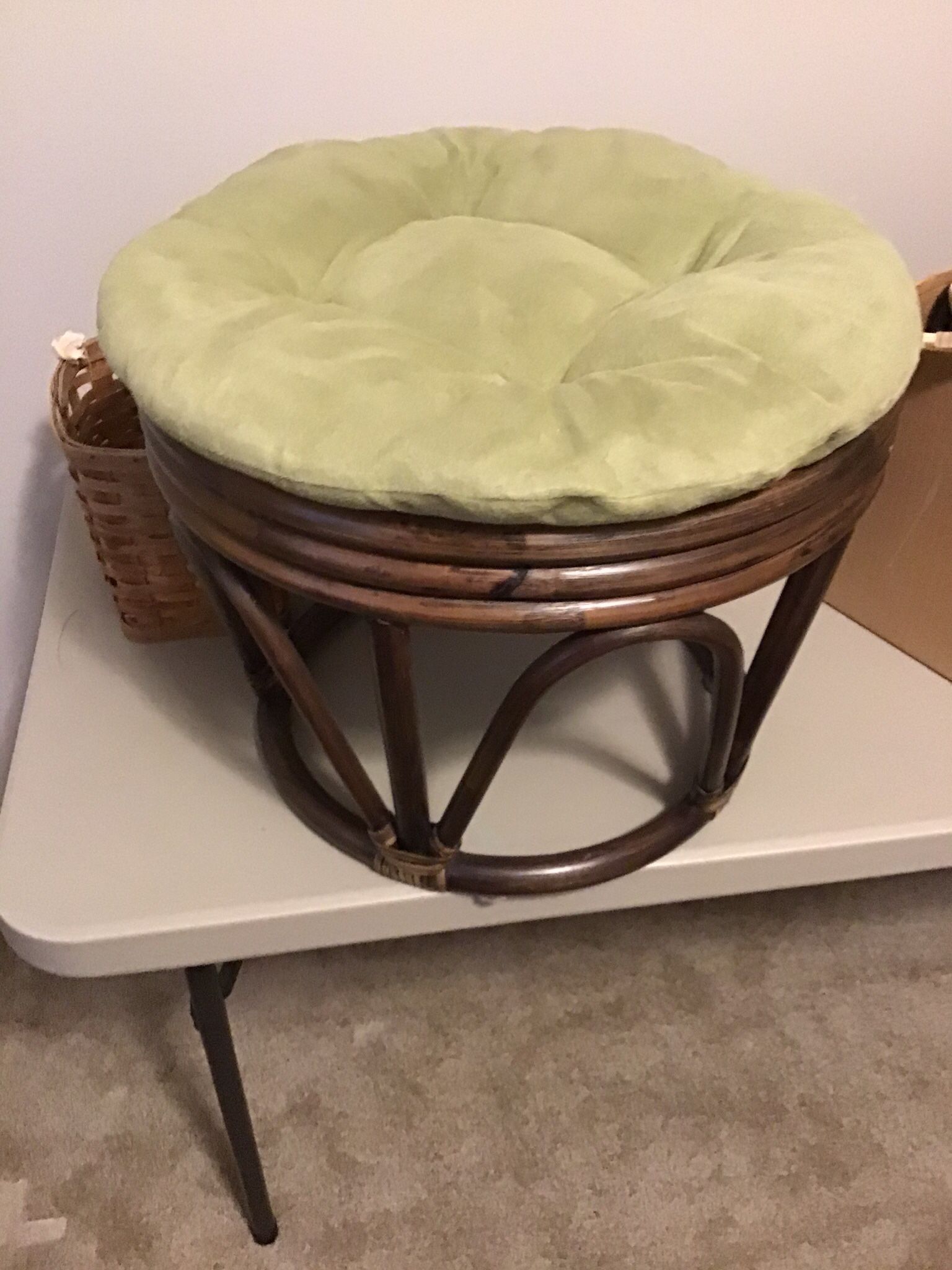 Stool With Cushion