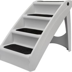 PetSafe CozyUp Folding Dog Stairs 25" high Portable Grey