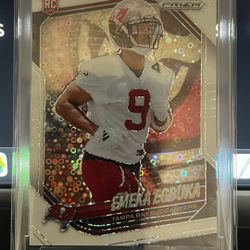 2025 Emeka Egbuka RC Panini Prizm White Disco 