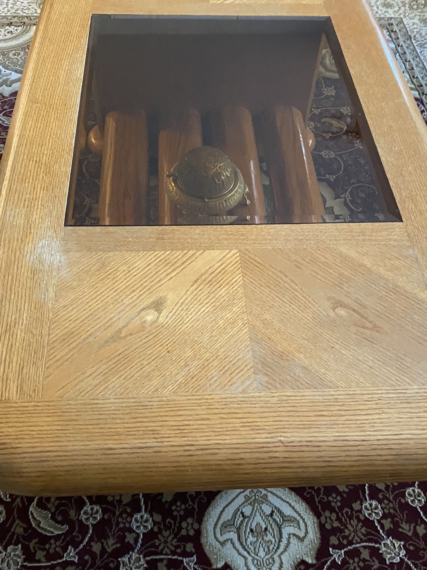 4 Tables Set Oak , one Coffee Table, two End tables and one Console table. Good Condition