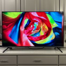 QLED TCL 55 Inch 4K Dolby Vision Roku Smart TV w/AirPlay 2, HDR+