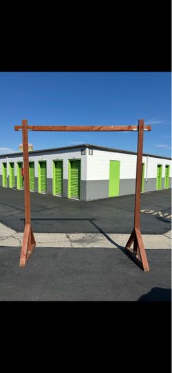 Heavy-Duty Wooden Freestanding Clothing Rack / Garment Rack