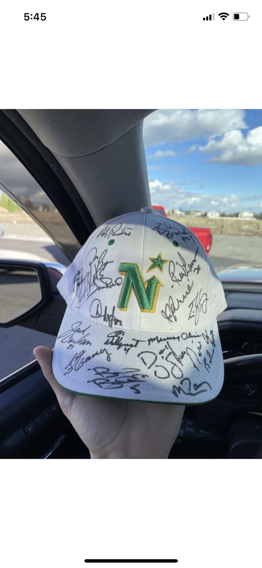 Authenticated Signed Hockey Hat