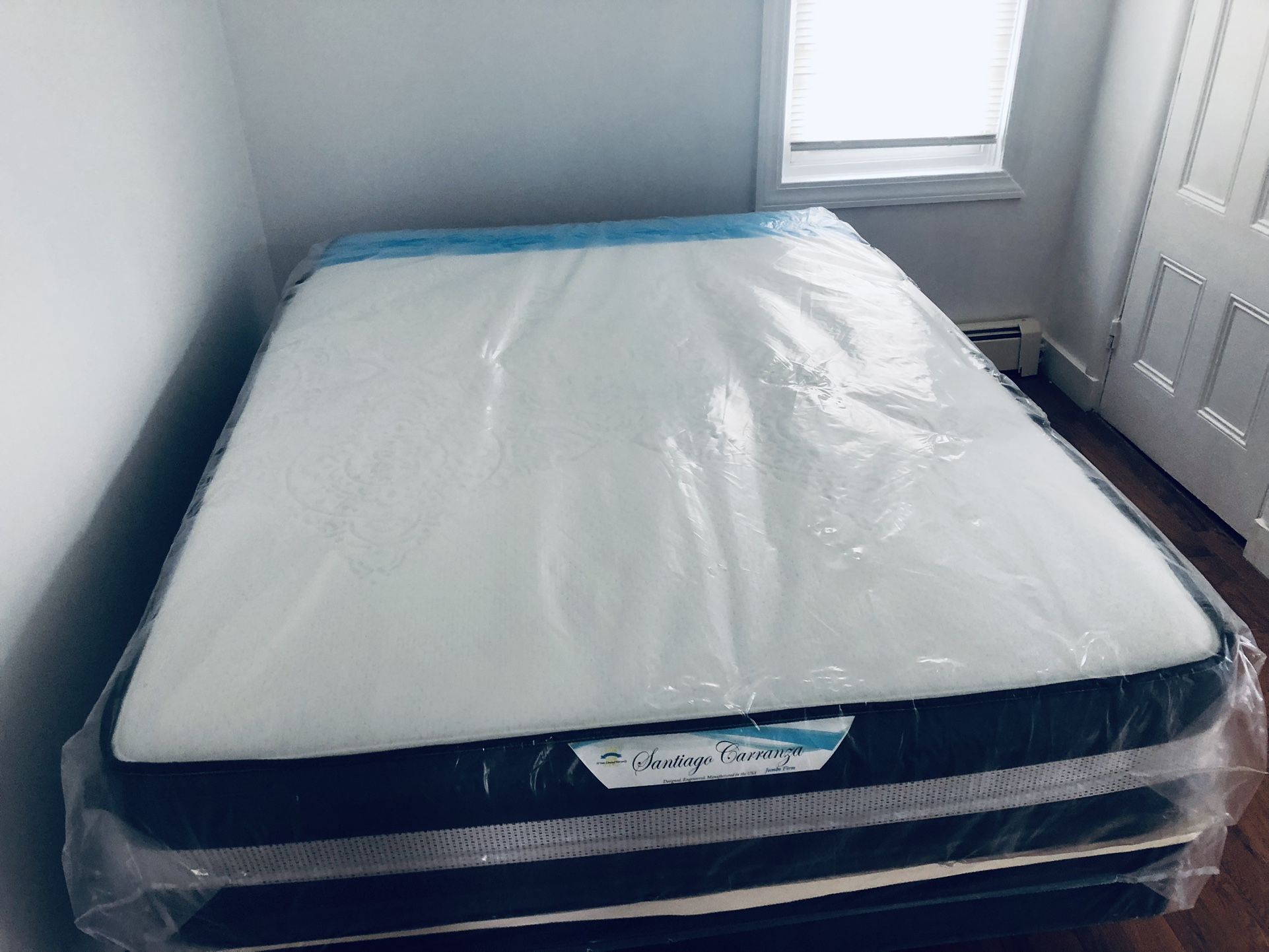 Brand New Comfort Queen Size With box spring Delivery available