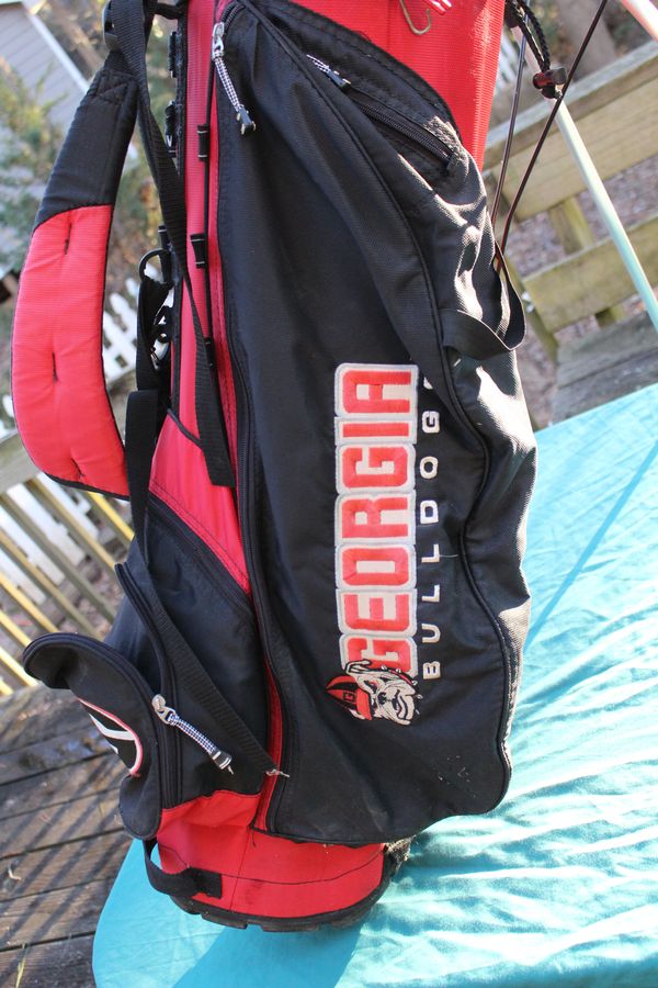 Georgia Bulldog Golf Carry Stand Bag Uga Red Black For In Open In The Continue To Mobile Website