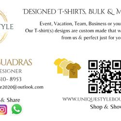 T-shirts Design (Custom/Personalized)