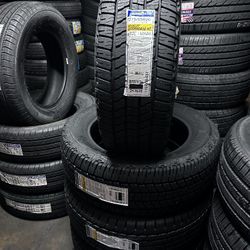 SET OF NEW 275/55/20  TIRES GOODYEAR WRANGLER WORKHORSE HT INCLUDING MOUNT AND BALANCE