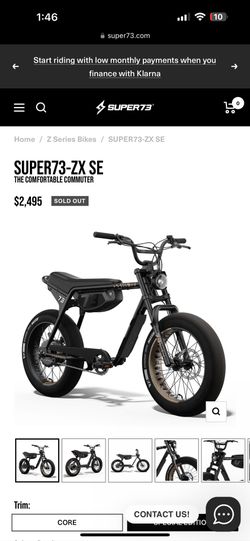 SUPER73 ZX SE (SOLD OUT MODEL) - 20 Miles. For Sale Or Trade For Talaria