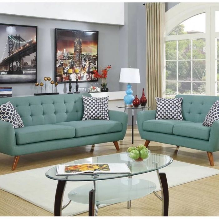 Laguna Color Sofa and Loveseat