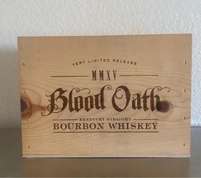 Blood Oath Pact 1 Original Box (BOX ONLY - NO BOTTLE)