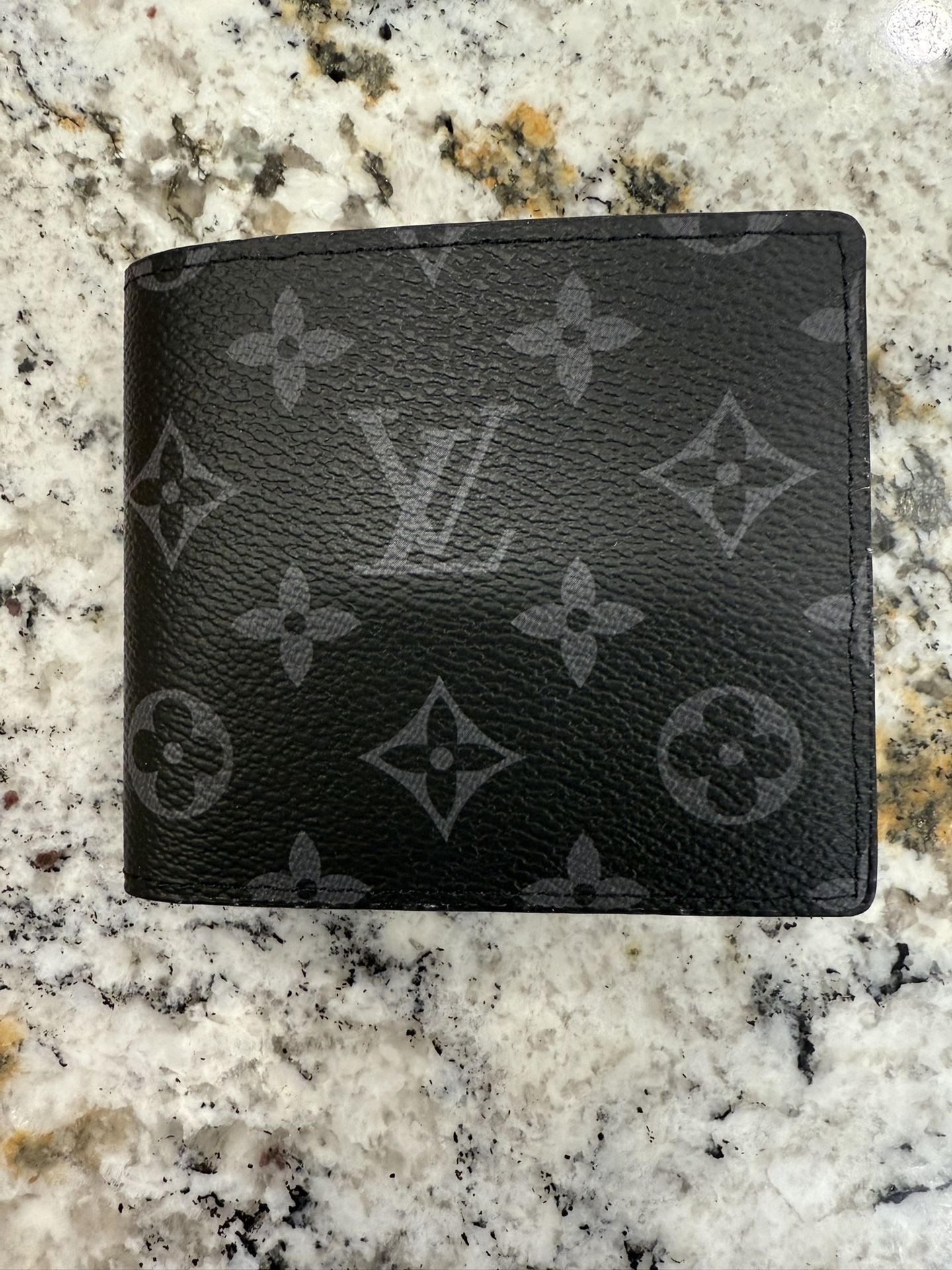 Louis Vuitton Black Flower Wallet