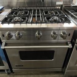 Viking Stainless Steel 30 Inch Built In Stove