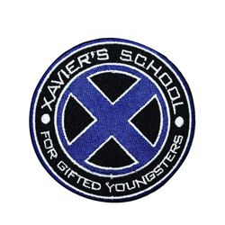 Brand New X-Men Blue Xavier's School Embroidered Patch Patch Measures 3.5 Inches Tall By 3.5 Inches Wide