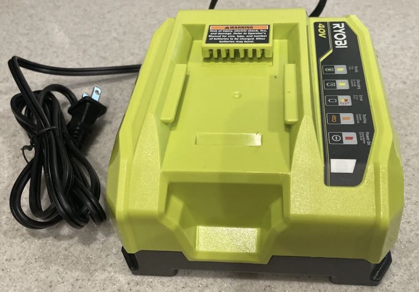 RYOBI 40V Lithium-Ion Rapid Charger OP406A Faster Charging!!