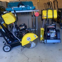 Concrete cutting saw