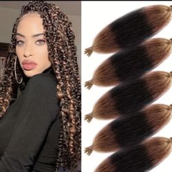 Afro kinkys bulk hair, full head twist & braiding 16 pkg. QVR replica