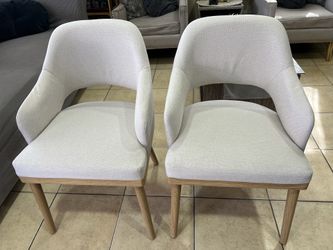 Dining chairs ( set of two)