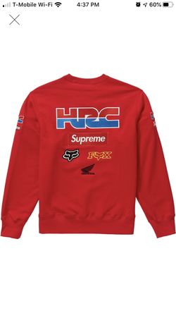 Supreme Honda fox racing Crewneck