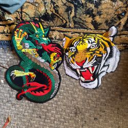 Ww2 Military Patches Dragon And Lion 40$ Each 