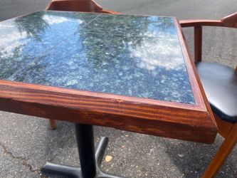 Bistro/café table and chairs