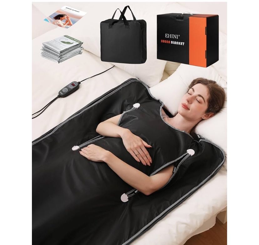 EHINI Infared Portable Sauna Blanket (6’x2.65’)