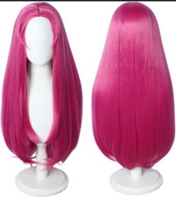 Rose Red Straight Wig