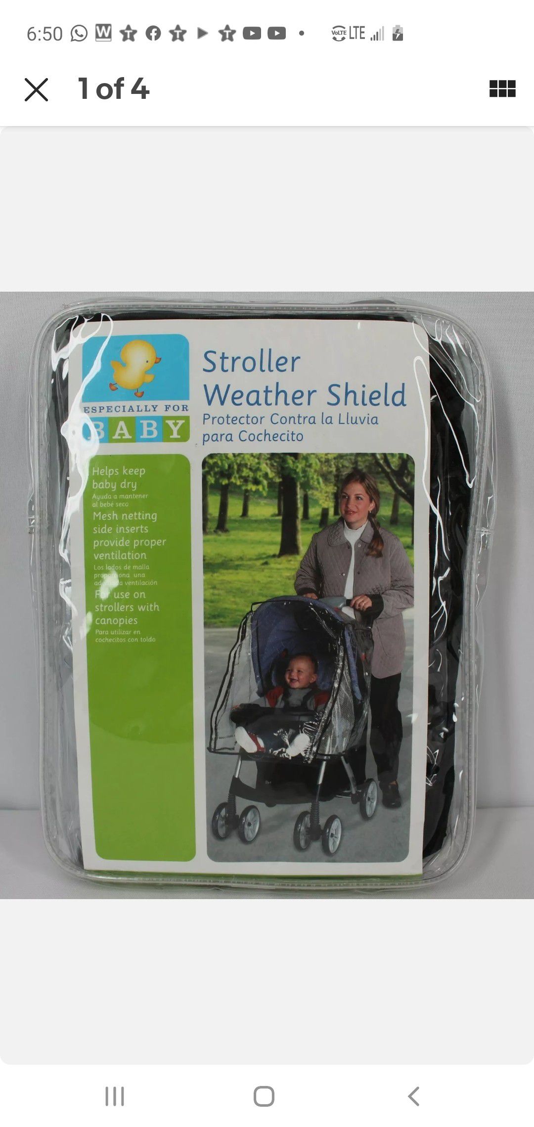 Stroller Weather Shield