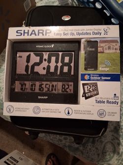 Sharp Digital Atomic clock