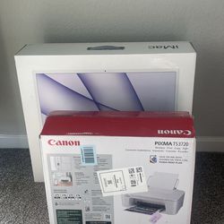 Apple IMac M1 Magic Mouse + Magic Trackpad + Magic Keyboard and Canon Pixma printer