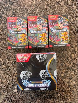 Pokemon Chaos Rising Booster Bundle & Booster Box