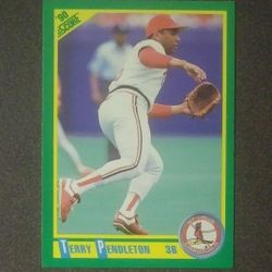 1990 Score Terry Pendleton Saint Louis Cardinals St. #208 Baseball Card Vintage Collectible Trading Sports MLB Major League