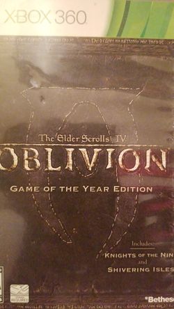 Brand new Xbox 360 Oblivion (Game of the Year edition)