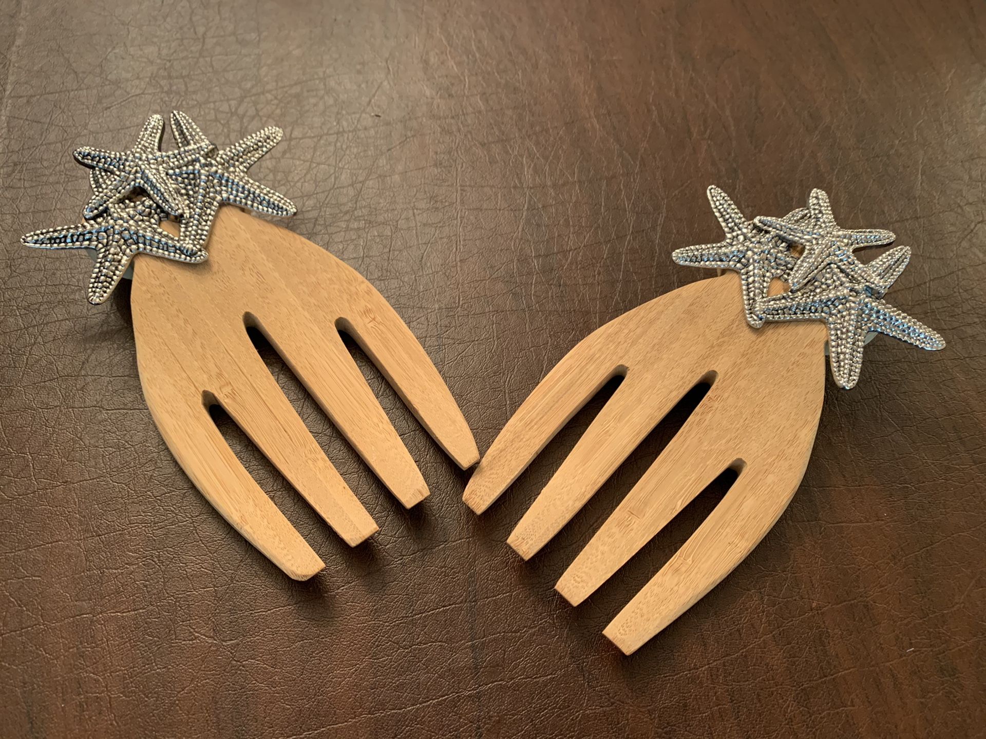 Starfish Wood Spoon For salad
