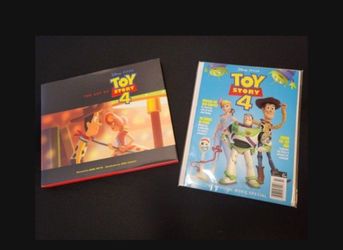 Toy Story 4 Artbook With Behind The Scenes/Interviews Magazine