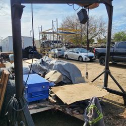 Base torre con hoyst de 1 ton con roads hevu duty  1500dlls obo