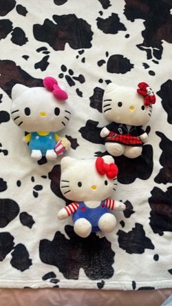 Hello Kitty Plush Stuffed Animals Set of 3