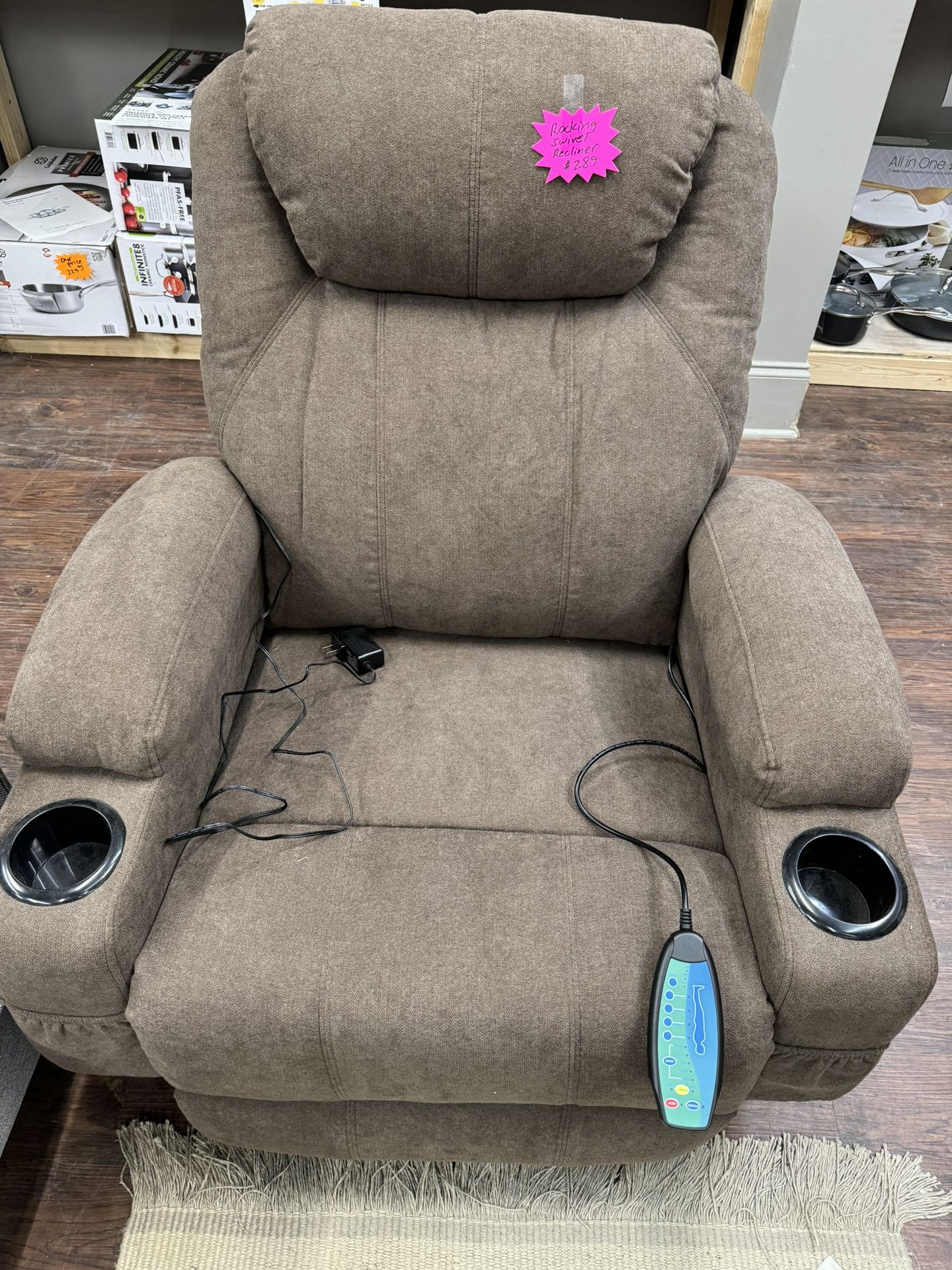 New Rocker Swivel Recliner Chair With Heat And Massage 