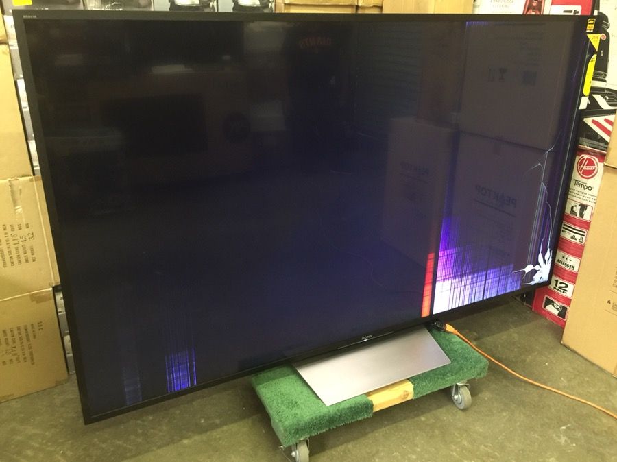 Sony 85 inch 4K smart xbr-85x850d 85 “ led tv broken screen for parts